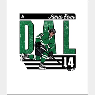 Jamie Benn Dallas City Posters and Art